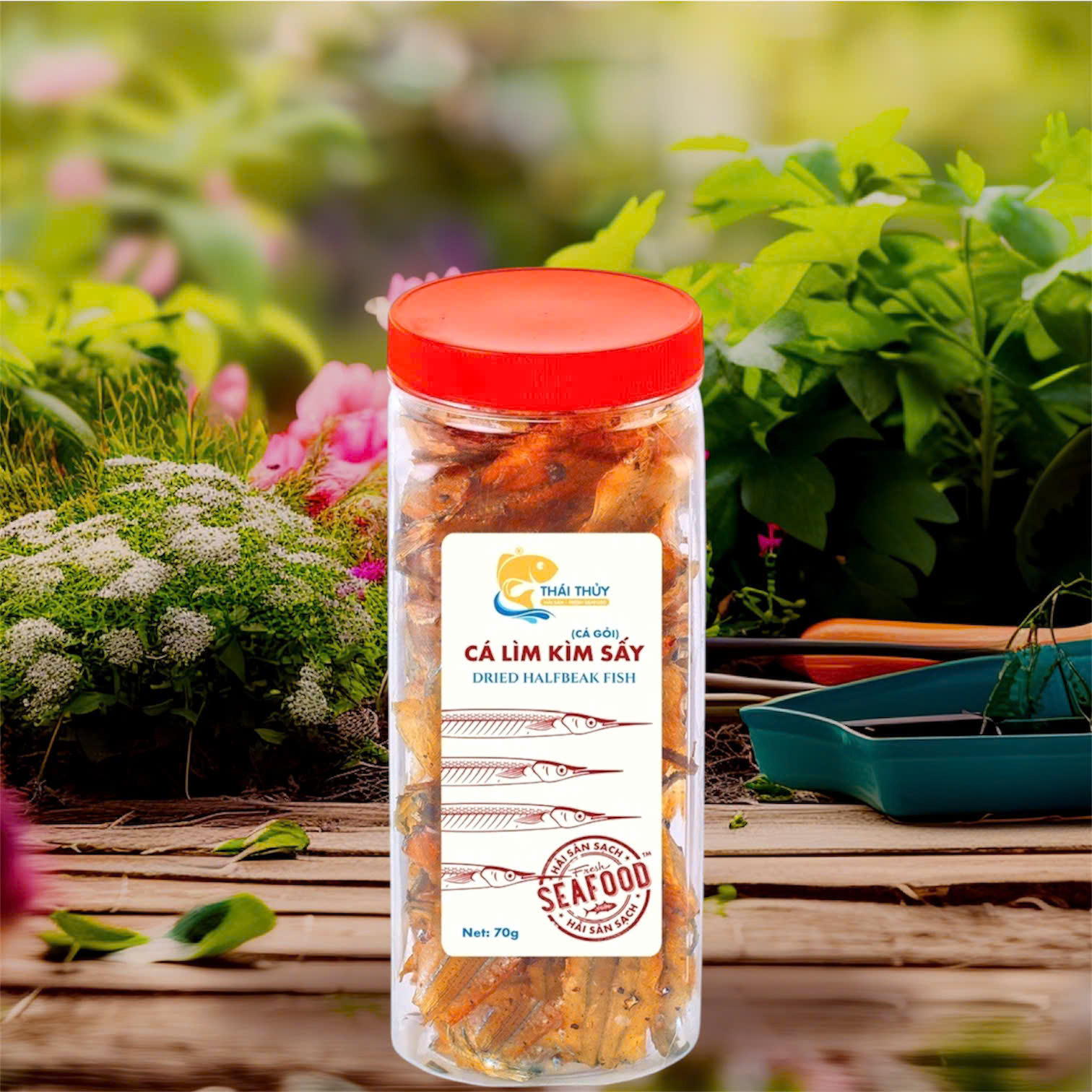 Cá lìm kìm sấy dẻo hộp 70g